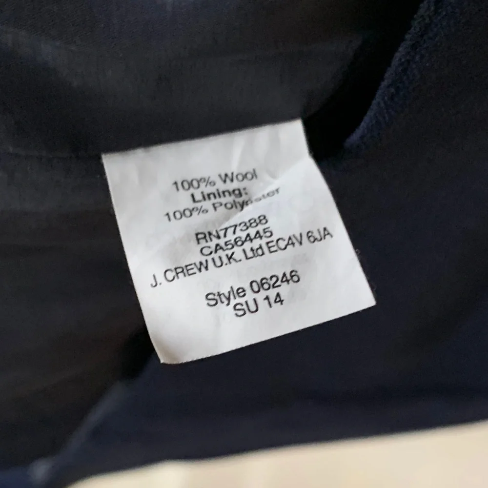 J. Crew crew navy